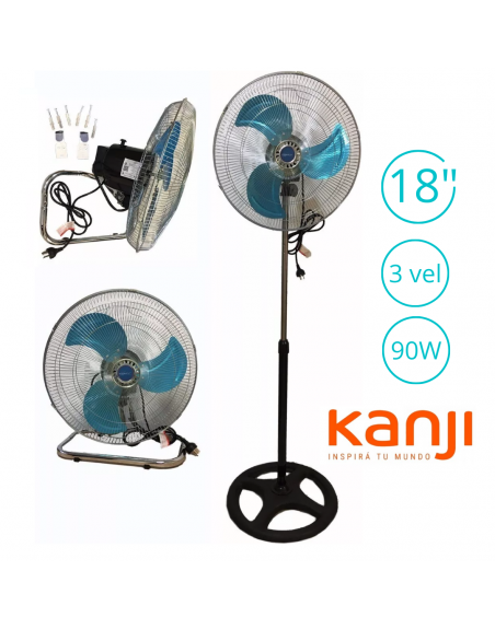 Ventilador 3 En 1 18" Kanjihome