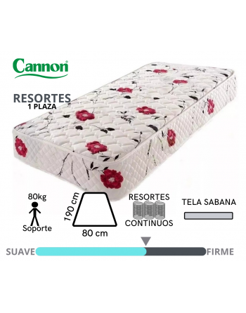 Colchon de Resortes Cannon...