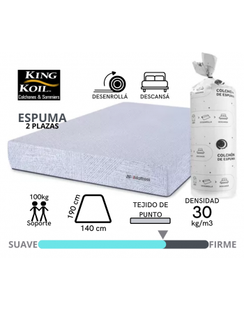 Colchon Espuma King Koil...