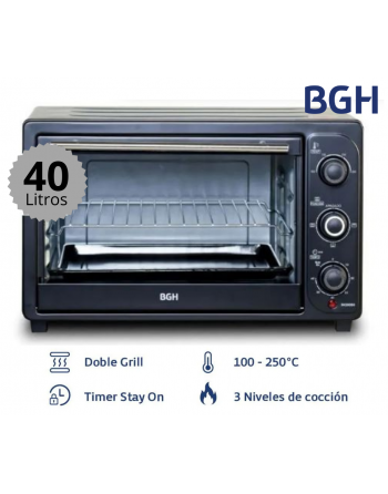 Horno Eléctrico BGH 40 Lts...