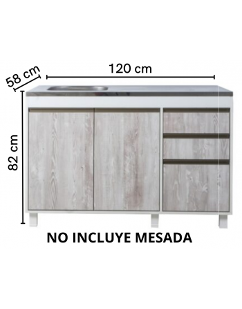 Bajo Mesada Sorrento 120cm...