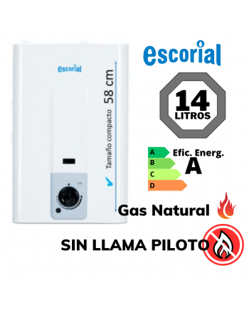 Calefón Escorial CE-14L GN...