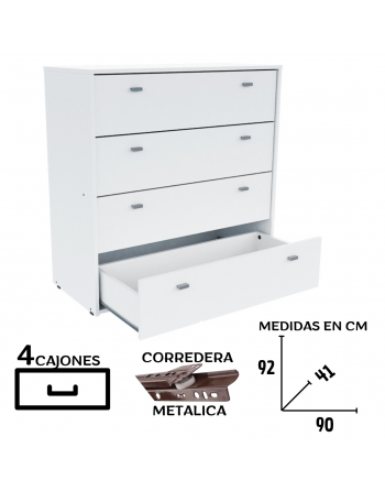 Comoda 4 cajones NATURE...