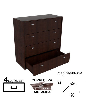 Comoda 4 cajones NATURE...