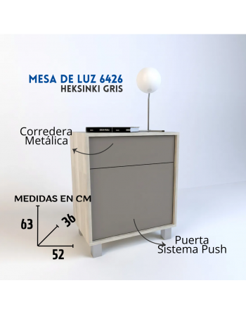 Mesa de Luz 1 cajón 1...