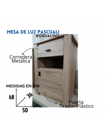 Mesa de Luz con Cajón y...