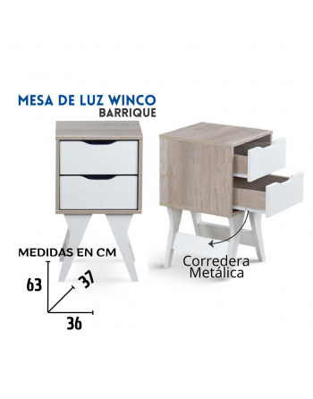 Mesa de luz winco - Barrique