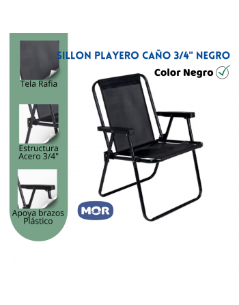 Silla playero caño 3/4"...