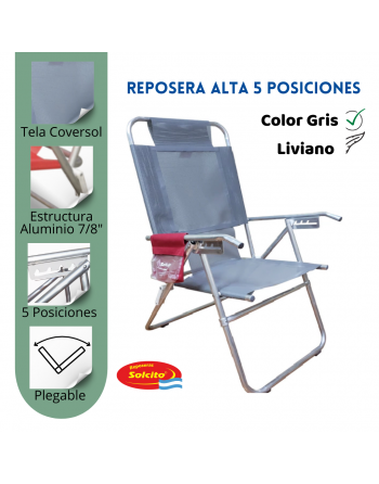 Reposera Solcito 3027, 5...