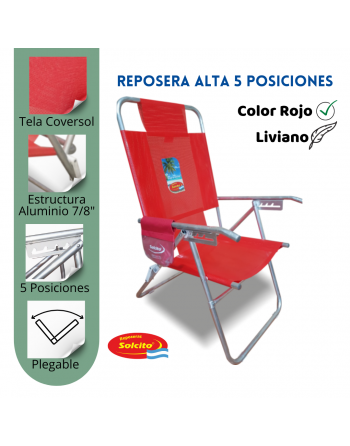 Reposera Solcito 3027, 5...