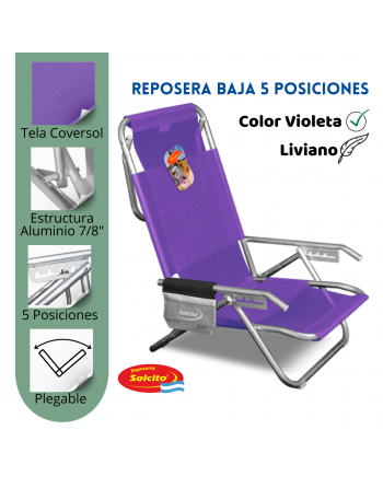 Reposera Solcito 3025, 5...
