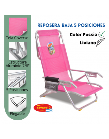 Reposera Solcito 3025, 5...