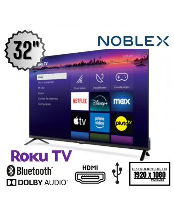 TV 32" Smart HD Led RokuTv...