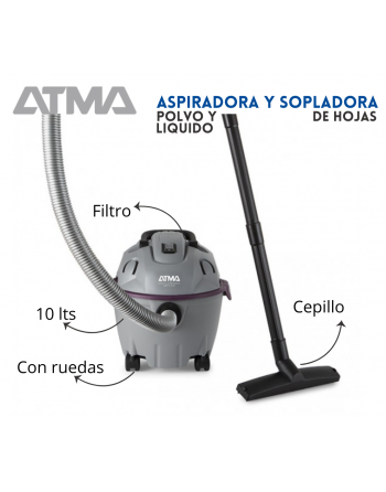 Aspiradora 3 en 1 ATMA...