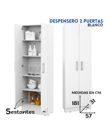 Despensero 1,80 mts. Blanco