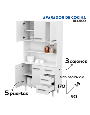 APARADOR DE COCINA (TRIPLO...