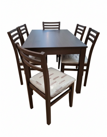 Combo Pino: mesa 150x80 + 6...