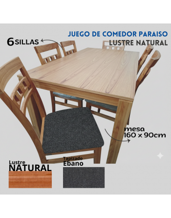 Combo Paraiso Mesa 160x90cm...