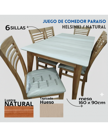 Combo Paraiso Mesa 160x90cm...