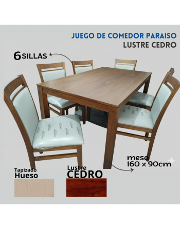 Combo Paraiso Mesa 160x90cm...