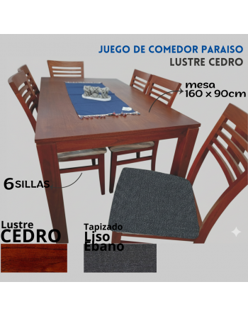 Combo Paraiso Mesa 160x90cm...