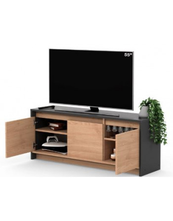 Rack tv Niza 1.30 Gris Kendal