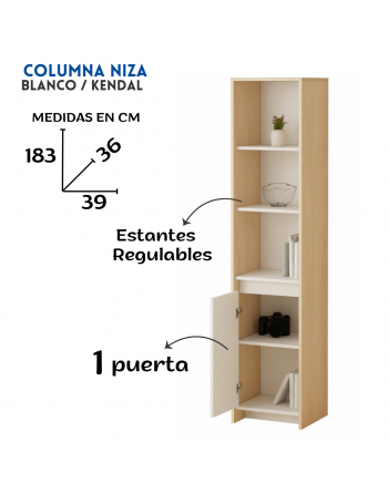 Columna con puerta Niza...