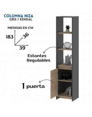 Columna con puerta Niza...