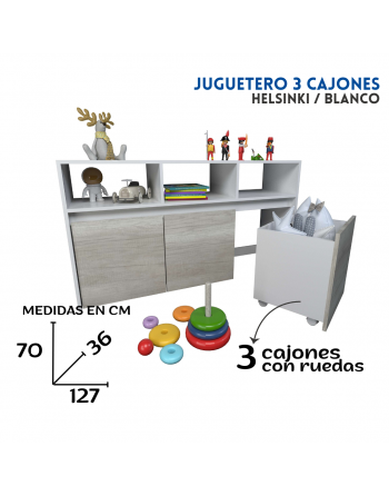 Juguetero 3 Cajones...