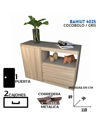 Bahiut 1 Puerta 2 Cajones...