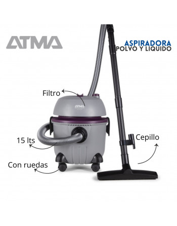 Aspiradora 2 en 1 ATMA...