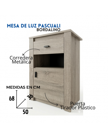 Mesa de Luz con Cajón y...