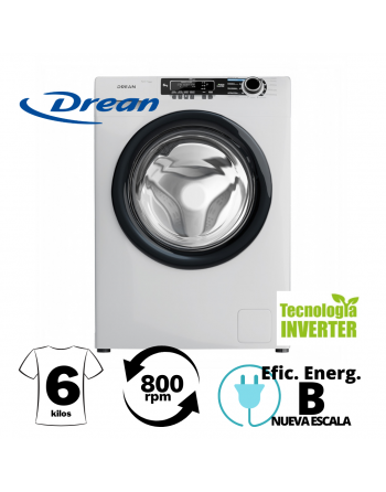 Lavarropas Drean 6KG 800RPM...