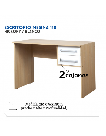 Escritorio Mesina 110cm 2...