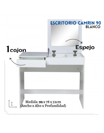 Escritorio Camarín c/espejo...