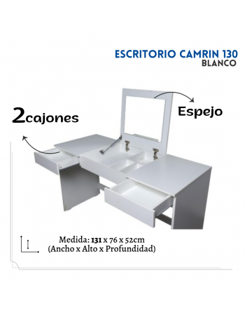 Escritorio Camarín c/espejo...