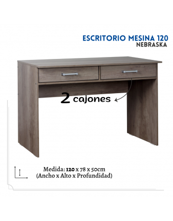 Escritorio Mesina 120cm...