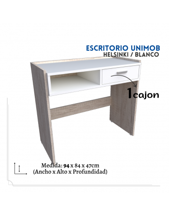 Escritorio Unimob 1 cajón...