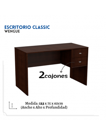 Escritorio Classic 123cm -...