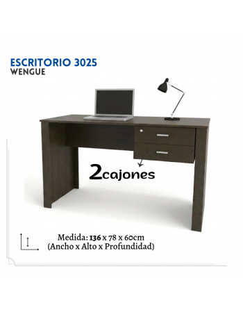 Escritorio 2 cajones Ancho...