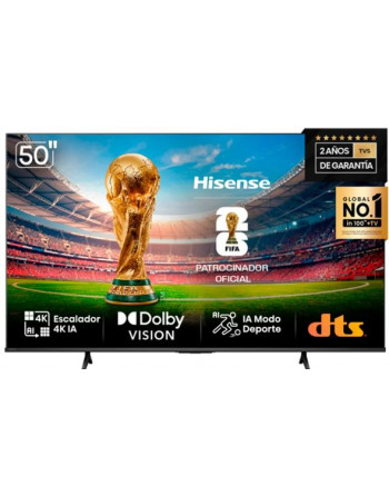 SMART TV 50" UHD HISENSE 4K...