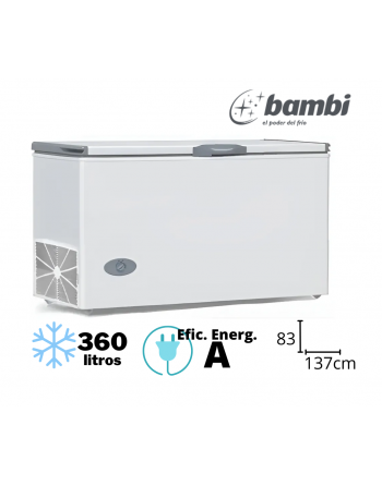 Freezer Bambi FH4100BP 360lts