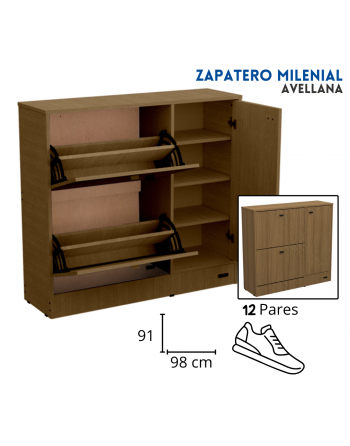 Zapatero Milenial 2 cajones...