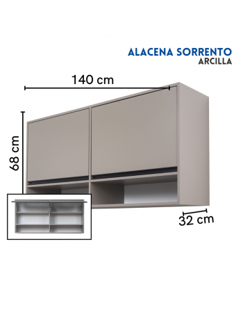 ALACENA SORRENTO 1.40 MTS....