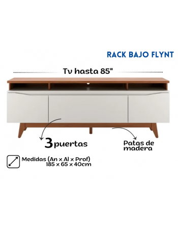 Rack Flynt 185cm para Tv...