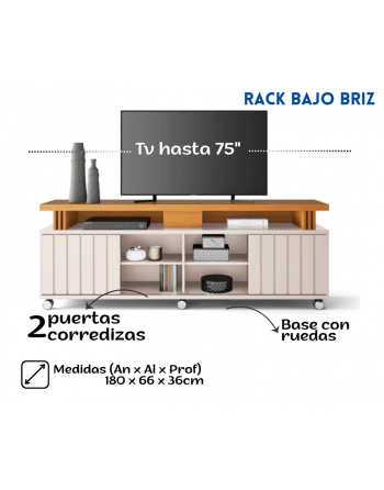 Rack TV Briz 2 ptas...