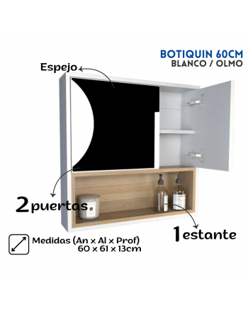 Botiquín con espejo...