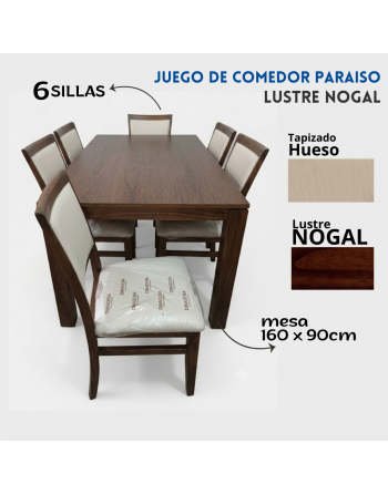 Combo Paraiso Mesa 160x90cm...