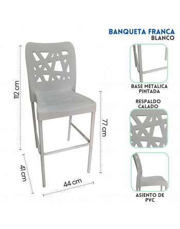 Banqueta Plástica Franca...