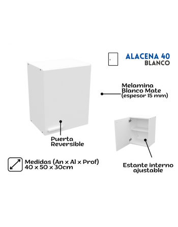 Alacena 40cm Expres -...